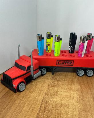 Espositore per accendini Clipper a forma di camion