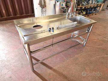 Lavatoio da laboratorio ittico usato