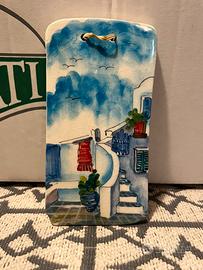 Quadretto in Ceramica Greca - dipinto a mano