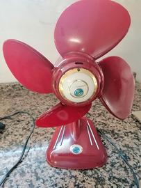 VENTILATORE ROSSO ANNI 40 50 SAN GIORGIO