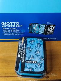 Giotto 3Zip Crypto Puppets Shark astuccio scuola