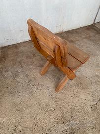 Sedie in legno massello