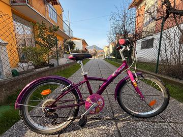 Bici B'Twin Decathlon Mistigirl 20 pollici