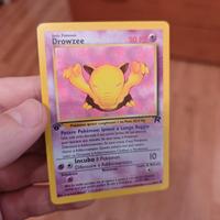 Carta Pokémon Drowzee 1ª Edizione 1999 Team Rocket