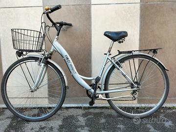BICI 28 AMMORTIZZATA CESTINO 2 PORTAPACCHI CAMBIO 
