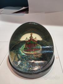 palla vetro effetto neve porta matita e gomma