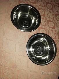 ciotole in acciaio 2 pz