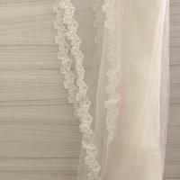 Abito da sposa elegante con velo – effetto 2 in 1