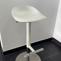 Set 4 Sgabelli Regolabili Bianchi - Design Moderno