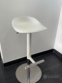 Set 4 Sgabelli Regolabili Bianchi - Design Moderno