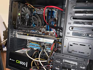 Pc desktop i7 3770 3.40 ghz  8gb ram nvidia 250ssd