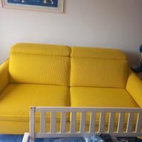 Divano letto  matrimoniale+poltrona abbinata