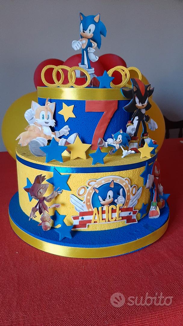 Sonic torta decorazione - Tutto per i bambini In vendita a Viterbo