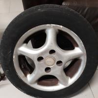  4 cerchi in lega  più gomme fiat 500 