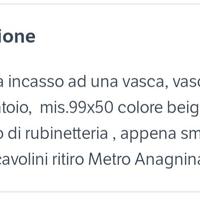 lavello colore beige