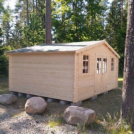 CASETTA DI LEGNO 20MQ UDO380 500x400x256h - NUOVA