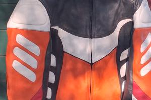 Giacca da moto in pelle size L