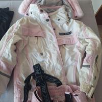 Completo da sci bambina 4–6 anni + casco + access.