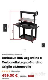 BRACIERE con carrucola