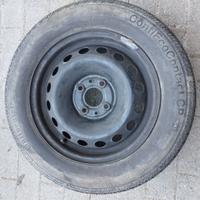 1 Cerchio in ferro R14 gommato