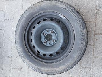 1 Cerchio in ferro R14 gommato