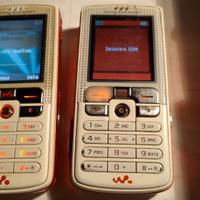 SONY-W 800-2 TELEFONI FUNZIONANTI-COME FOTO