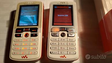 SONY-W 800-2 TELEFONI FUNZIONANTI-COME FOTO