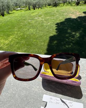Occhiali da sole gucci con lenti graduate
