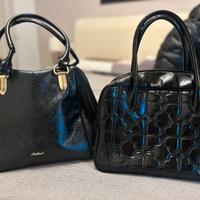 2 borse MELUSSO nere eleganti