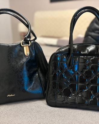 2 borse MELUSSO nere eleganti