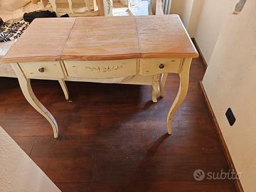 Consolle con specchio stile provenzale 