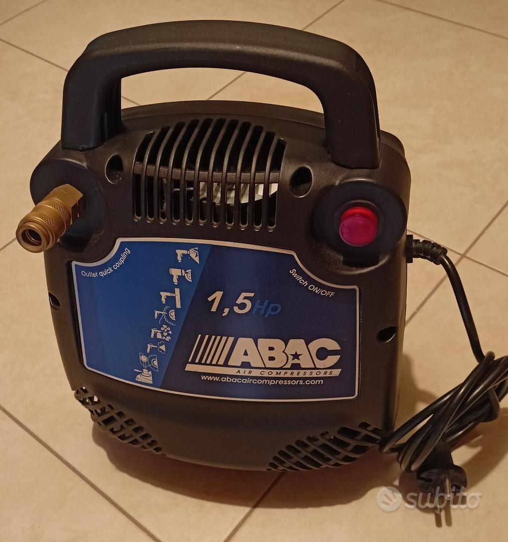 Compressore elettrico compatto portatile ABAC START O15 motore 1.5 HP - 6 lt