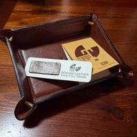 Organizer scrivania vera pelle full grain Tempora