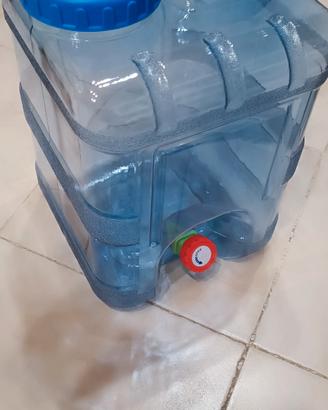 Tanica acqua 15L da campeggio, bocca larga e rubin
