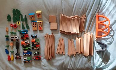 Trenino in legno Ikea