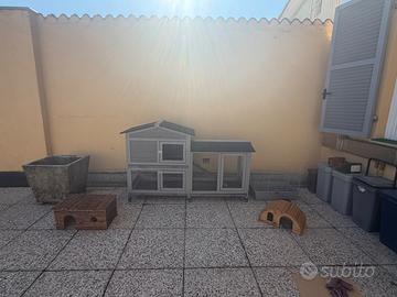 Gabbia conigli e accessori