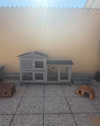 Gabbia conigli e accessori