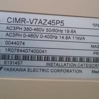 Inverter Omron V7 kw 5,5 v400 3 fase