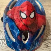 Casco da bici bambino uomo ragno