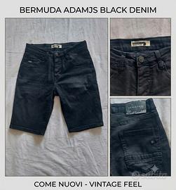 Bermuda Adamjs Black Denim