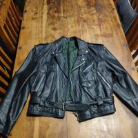 Giacca chiodo uomo vera pelle 