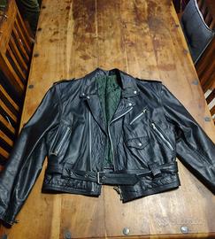 Giacca chiodo uomo vera pelle 