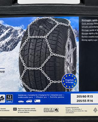 Catene da neve FÖ 9 mm – 205/55 R16 e 205/60 R15