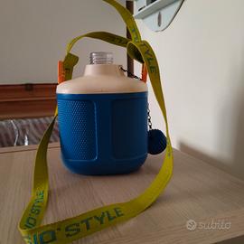 borraccia blu Gio style vintage 