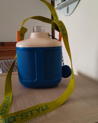 borraccia blu Gio style vintage 