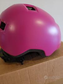 CASCO E SET PROTEZIONI SKATEBOARD PATTINI BAMBINA
