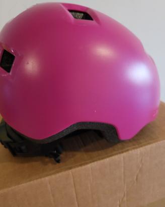 CASCO E SET PROTEZIONI SKATEBOARD PATTINI BAMBINA