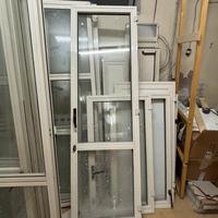 Infissi alluminio balcone 131x213h