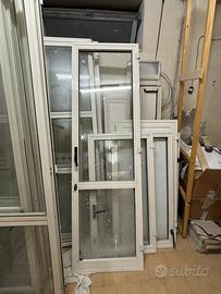 Infissi alluminio balcone 131x213h