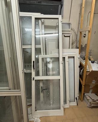Infissi alluminio balcone 131x213h